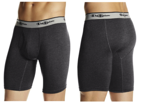 Champion Mens Tech Performance Long Leg Boxer Brief