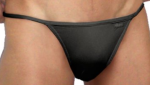 Groovin Black String Bikini