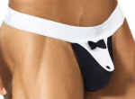 PPU 1312 Black White Tuxedo Thong