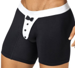 PPU 1325 Black White Tuxedo Boxer