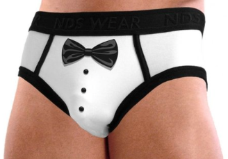 Banana Hammock Tuxedo Underwear